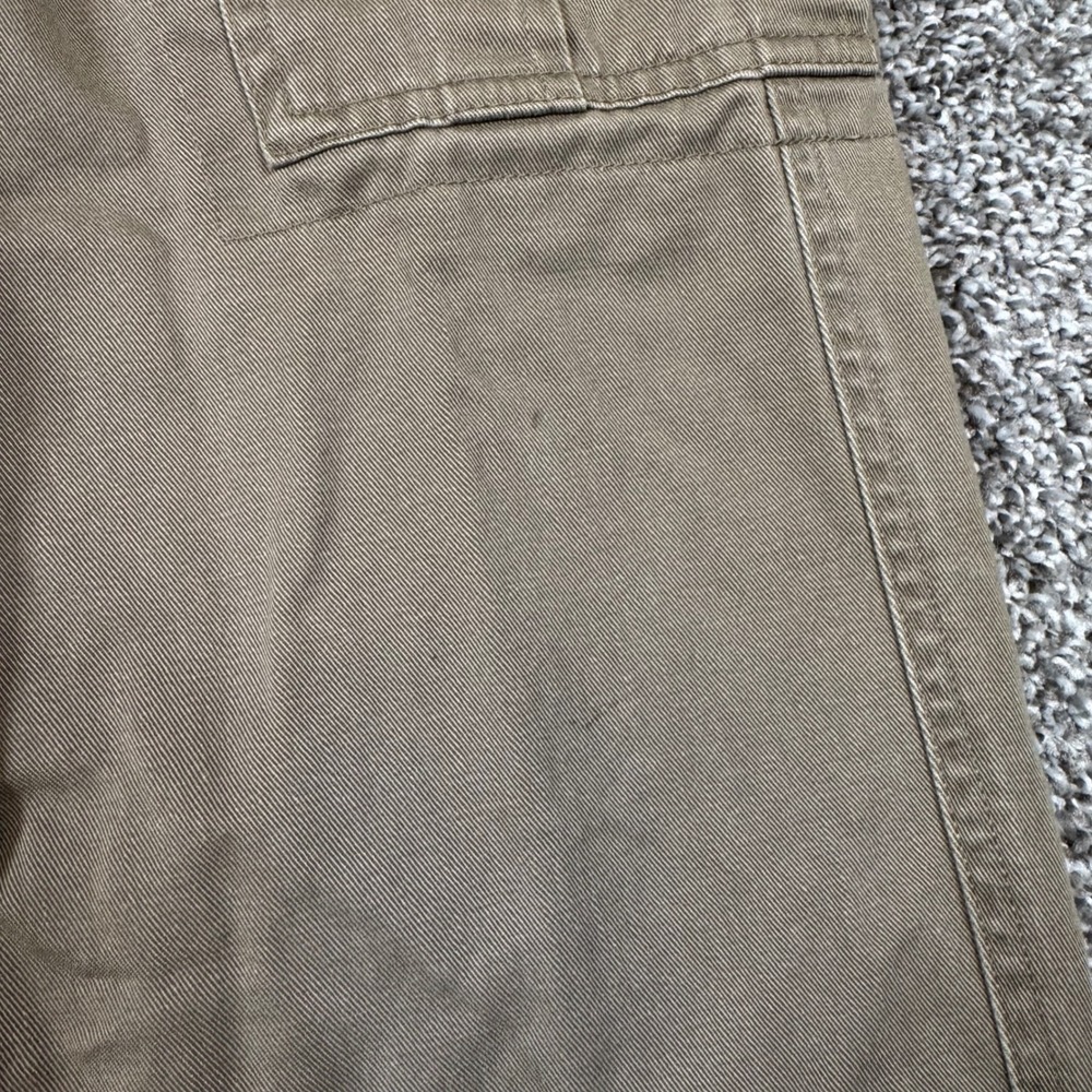 Polo Ralph Lauren Mens Khaki Tan Cotton Twill Cargo Pants 33x30 Straight‎ Leg - Picture 8 of 10